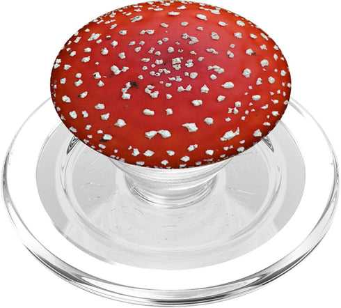 Red Fly Agaric Amanita Mushroom Fungus Hipster Nature Gift PopSockets PopGrip: Swappable Grip for Phones & Tablets,
