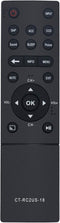 CT-RC2US-18 Replacement Remote for Toshiba LED TV Models 0L711U18, 55L711U18, 50L711M18, 55L711M18, 43L511U18