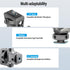 Sirui 360and 180Adjustable 5" 7" Camera Monitor Mount with Cold Shoe, Swivel Tilt DSLR Field Monitor Mount, Compatible