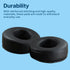Ear Pads Replacement for ATH M50X M40X M30X, Turtle Beach Recon 50, Stealth 600 700, Razor Blackshark V2 X, Black