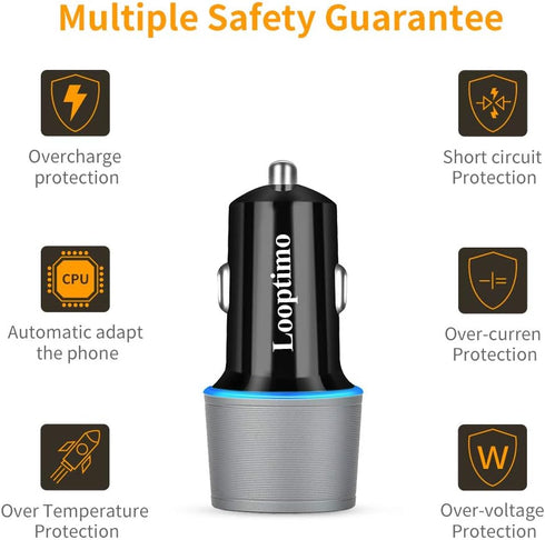 Fast USB C Car Charger, Compatible with Google Pixel 8/8 Pro/7/7 Pro/6/6a/6 Pro/5a/5/4a/4/4 XL/3 XL, 30W Power Delivery