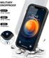 Waterproof Case for iPhone 12 Mini with Built-in Screen Protector, Shockproof Dustproof IP68 Full Body Protection