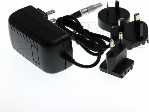Eonvic 2 Pin to AC Teradek Power Supply Cable with US EU Plugs for Hollyland Cosmo 600