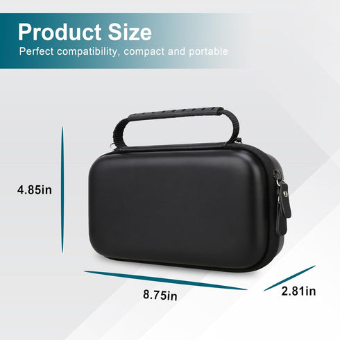 Canboc 4K Digital Camera Case for Femivo/brewene/zheozeig/VETEK, Vlogging Camera Bag with Removable Shoulder Strap,