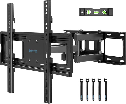 BONTEC Full Motion TV Wall Mount for 23-70 Inch TVs, Hold up to