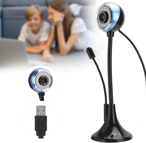 VBESTLIFE 360 High Definition mini Webcam, USB rotatable Micro Webcam, HD PC Camera, with Microphone, rotated Degrees