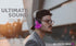 XO Vision IR630PR Universal IR Wireless Foldable Headphones - Purple, Bluetooth-Enabled, Lightweight for Car, Kids