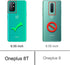 Osophter Case for Oneplus 8T, Shock-Absorption Flexible TPU Rubber Cover with Screen Protector