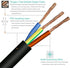 HUYADZ 3 6 5-15P C5 10A 125V 18AWG Prong AC Laptop Power Cord Feet Universal Power Cable for Dell HP LG Lenovo Asus