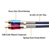 Tisino XLR to RCA Y-Cable, 6.6 feet, XLR Female to Dual RCA Adapter Y-Splitter for Unbalanced Stereo Audio