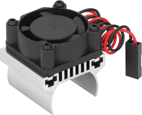 1/18 VGEBY RC Motor Cooling Fan, Efficient Heat Dissipation Compact Design Scale Heatsink Accessory for RC Enthusiasts