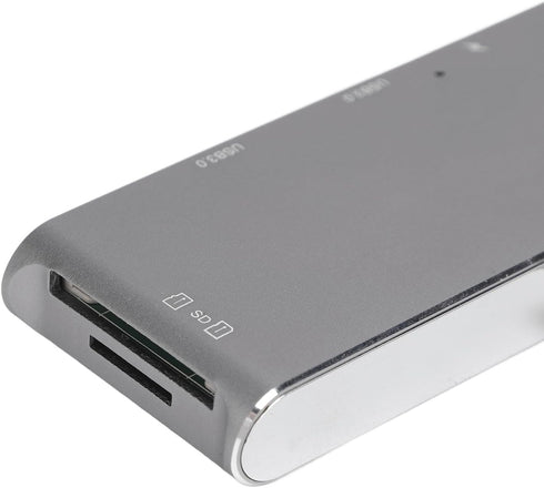 goodstumbler 6 2 4K USB3.0 in USB C Hub: Universal Compatible with MacBook, Aluminum Alloy Design, Plug and Play Dual