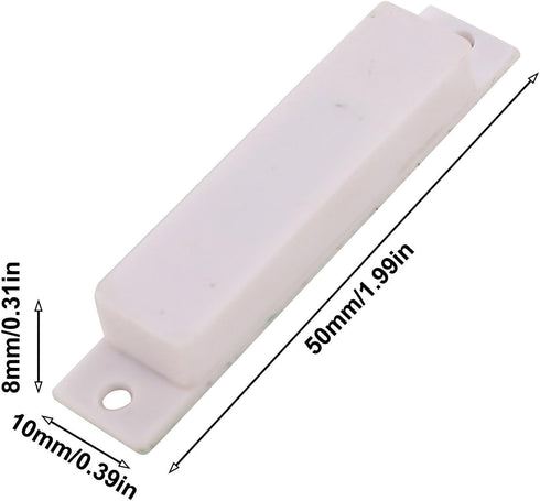 UHPPOTE Normal Closed Wired Screw-Terminal Surface-Mount Magnetic Contact for Window Door Security
