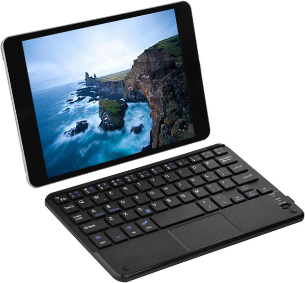 Cuifati Ultra-Slim Mini Wireless Touchpad Keyboard, All-in-One Wireless Keyboard with Multi-Touch Trackpad