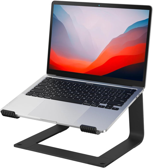 GleYo Laptop Stand for Desk Portable Computer Riser Metal Notebook Holder Printer Stand