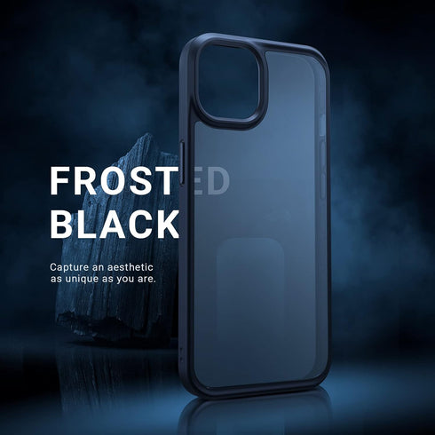 TORRAS Guardian Shockproof Case for iPhone 13/14, Durable Military-Grade Protective Slim Thin Matte Hard PC Back,