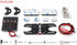 1:10 SCX10 D90 TRX4 XBERSTAR Magnetic Stealth Invisible Body Shell Post Mount for RC Car (BLACK)
