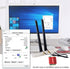 Mini AX210NGW WiFi Card, WiFi 6E M.2 2230 NGFF Desktop Kit with Wireless BT 5.3 Network Adapter for PC Windows 11/10