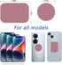 ZYAOTWQZ 2 2 Universal Metal Phone Magnets - Rectangular & Round with Adhesive, Car Magnets (Pink)
