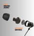 Betron B25 Earphones: Lightweight, noise-isolating wired headphones with strong bass, tangle-free cord, and soft tips