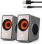 OROW 12W Computer Speaker with Volume Control, USB Powered, Dual Diaphragm for PC/Laptop/iMac