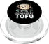 Tofu Vegan Humor Powered by Tofu Funny Vegan Plant Protein PopSockets PopGrip for MagSafe
