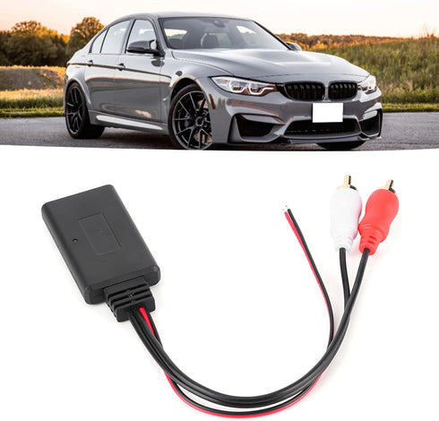 Bluetooth Aux in Adapter Cable, Universal Wireless Bluetooth Module Adapter, AUX Audio 2 Auxiliary Cable for Car Radio