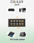 Cubilux AS-R1 4 4-Channel (1 4 Way RCA Audio Splitter Box, Stereo RCA Splitter, Passive Audio Splitter-Made