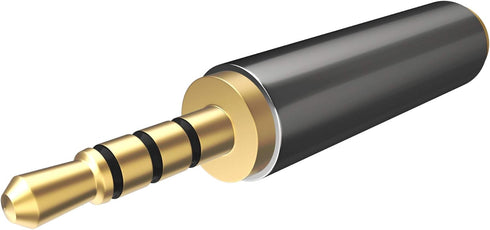 D & K Exclusives Gold Plated Audio Adapter - 2.5mm Male to 3.5mm Female Headphone Jack