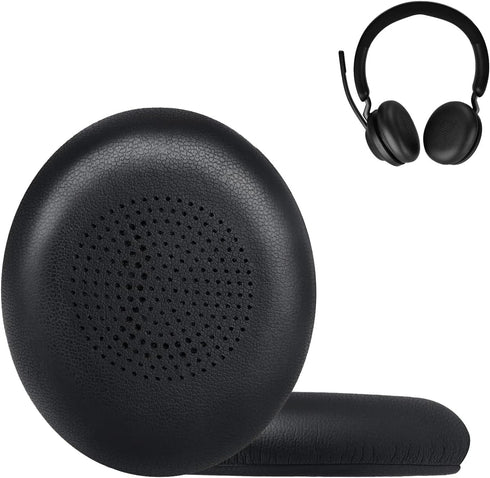 Replacement Earpads for Jabra Evolve2 65 (65MS 65UC USB)/Evolve2 40 (40UC 40MS USB)/Elite 45h Headphone Ear Pads with