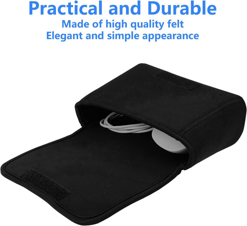 Kingshion Storage Medium Pouch Bag Cases Compatible with MacBook Power Adapter Accessories Laptop, Wireless Mouse