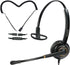 Office Telephone Headset RJ9 | Noise Cancelling Mic | Compatible with Landline Desk Phones (Polycom, Avaya, Nortel,