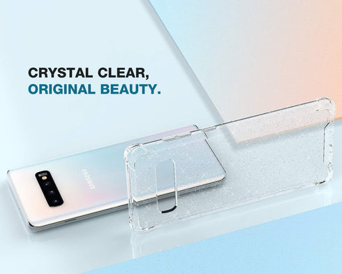 KIOMY Clear Case for Samsung Galaxy S10+ / S10 Plus, Shockproof Bumper Protective Phone Cover, Flexible TPU