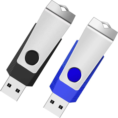 Wooolken 1GB USB 2.0 Flash Drive 2 Pack Thumb Drives Jump Pen Drive