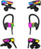 Skin Compatible with Dr Dre Powerbeats3 Wireless Headphones, Colorful Flowers, MightySkins Protective Vinyl Decal Wrap