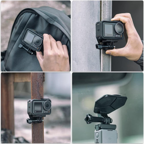 SUREWO Magnetic Action Camera Mount for GoPro, Compatible with Hero 12, 11, 10, 9, 8, 7, 6, 5 Black