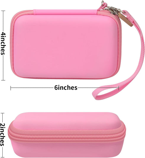 Case for Anker MagGo 3-in-1 Charging Station, Foldable Magnetic Battery Storage Holder Bag, Pink-Box Only