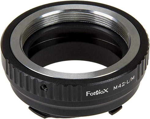 Fotodiox Lens Mount Adapter with Leica 6-Bit M-Coding, M42 Type 2 (42mm x1 Screw Mount) Lens to Leica M Mount