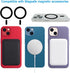 6 Pack Universal Metal Rings Sticker Compatible with MagSafe Magnetic Wireless Charger for iPhone 13 12 Pro Mini Max
