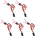 HERAON 5PCS Brushed ESC Double Way Electronic Speed Control ESC for Remote Control Boat Ship Accessories Brushed Motor