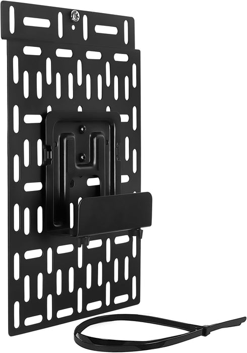 Mount-It! Cable Box Mount Behind TV | Adjustable Universal Mounting Bracket for