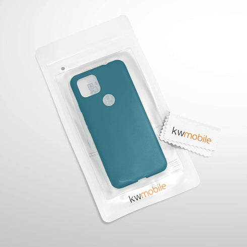 kwmobile Case for Google Pixel 5a 5G, Soft Slim Protective TPU Silicone Cover in Teal Matte