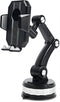 Car Phone Mount - Versatile Dashboard Suction Phone Holder, Universal Fit for Trucks and Cars, Black