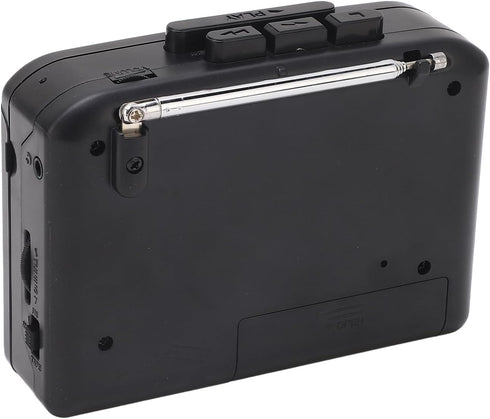 Locadence Cassette Cassette MP3 3.5mm Portable Player, FM AM Radio Stereo Tape Player with Jack and Speaker Support