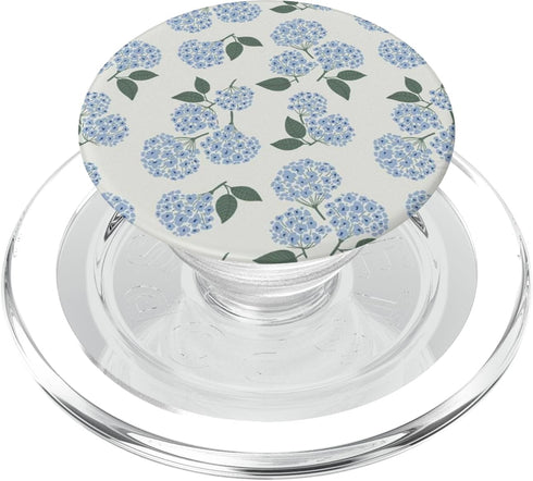 Nantucket Cottage Blue Hydrangea Phone Grip Nantucket Cottage Blue Hydrangea PopSockets PopGrip for MagSafe
