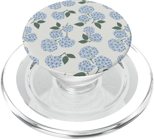 Nantucket Cottage Blue Hydrangea Phone Grip Nantucket Cottage Blue Hydrangea PopSockets PopGrip for MagSafe