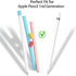 KELIFANG 1st 2 12.9/10.5/9.7 inch, Silicone Case Sleeve Cover Compatible Apple Pencil Generation, Protective Skin