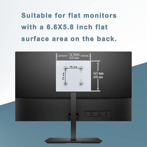 Universal Monitor VESA Mount Adapter for Non-VESA 13-27 inch Monitors Tablets iPad Bracket Kit