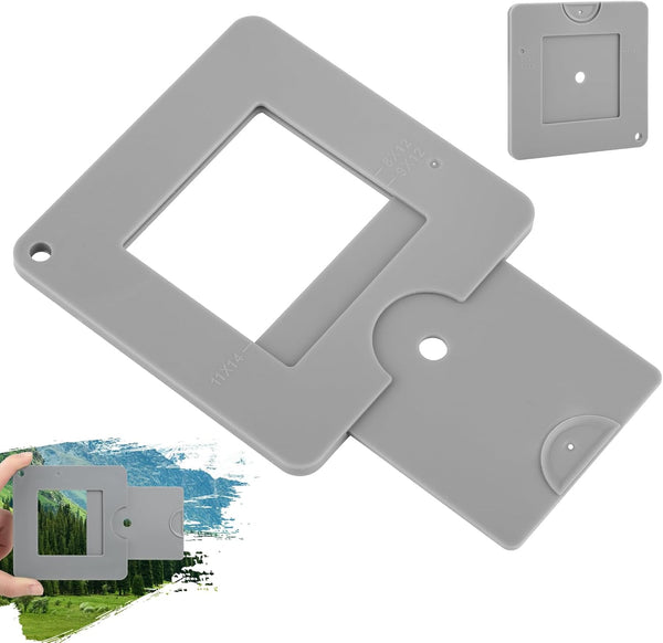 LiuLiXia 2Pcs View Finder, view finder with Color Isolation, View Catcher with Sliding
