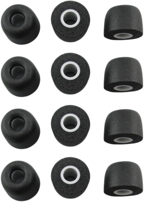 Zotech Memory Foam Replacement Earbuds, 6 Pair Ear Tips for JayBird BlueBuds X, X2 & X3 Sport Headphones (Large)
